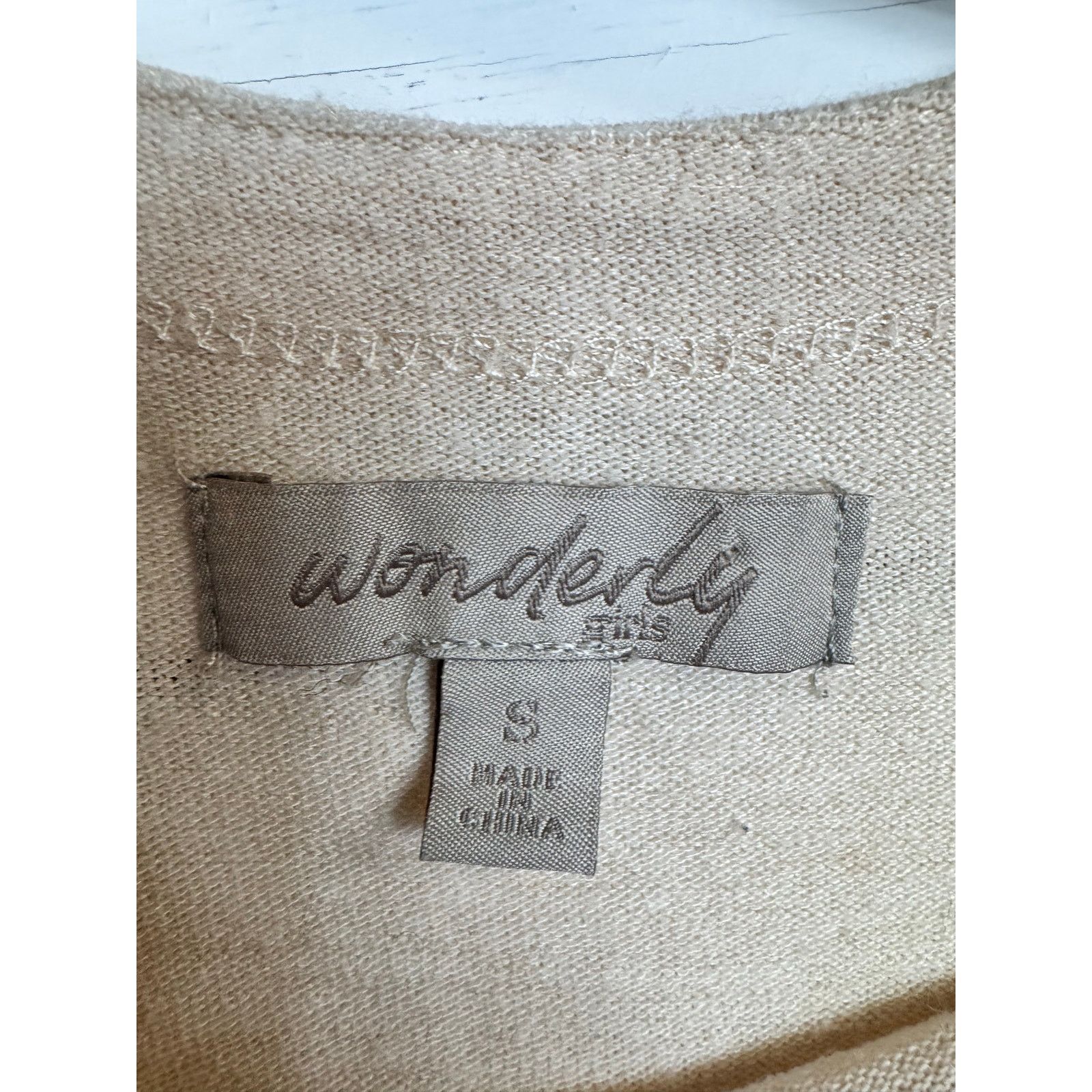 Other Wonderly 3/4 Sleeve Cropped Blouse Women's Size Small Size S / US 4 / IT 40 - 3 Thumbnail