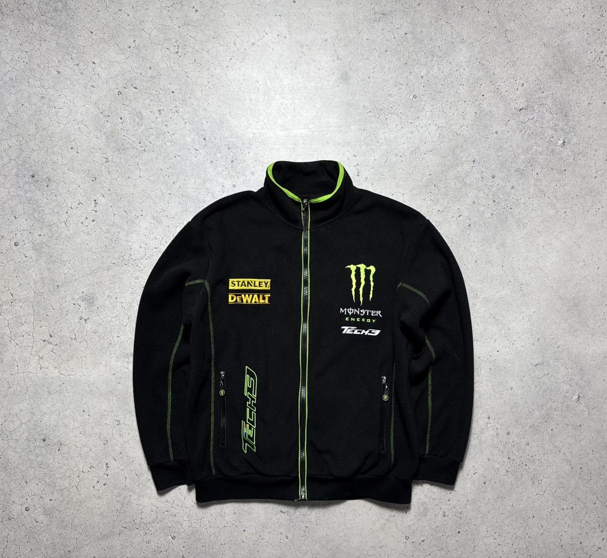 Vintage Monster Energy Full Zip Fleece Jacket Tech 3 Black Size L Size US L / EU 52-54 / 3 - 1 Thumbnail
