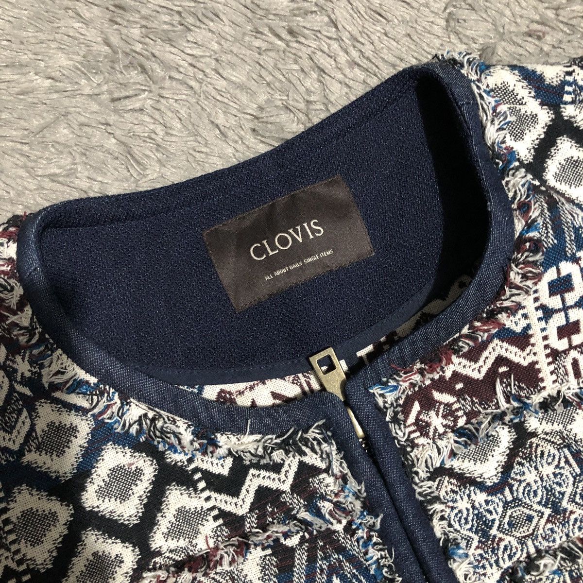 Japanese Brand Rare CLOVIS ETNIC BLAZER JACKET Size M / US 6-8 / IT 42-44 - 7 Thumbnail