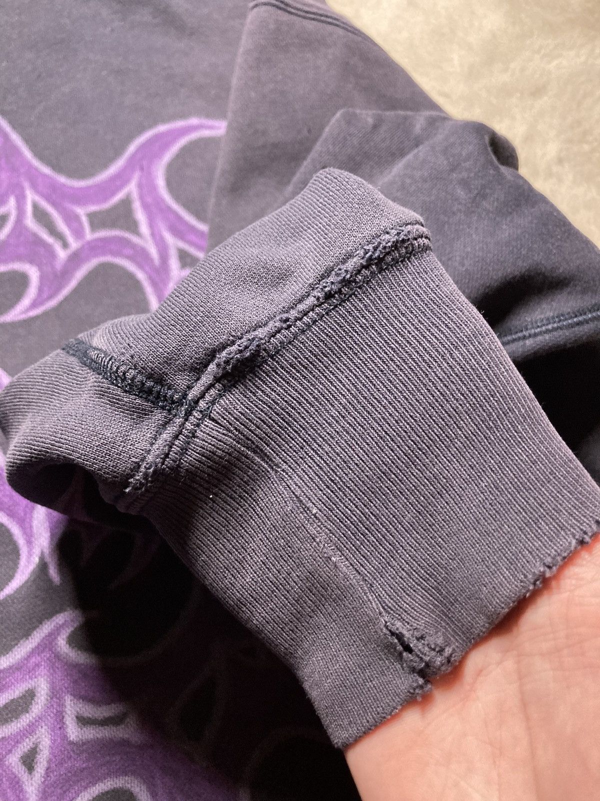 Polo Ralph Lauren ⛩️ Polo Ralph Lauren Custom Zip Hoodie Y2K Punk Rock Big logo Size US L / EU 52-54 / 3 - 11 Thumbnail
