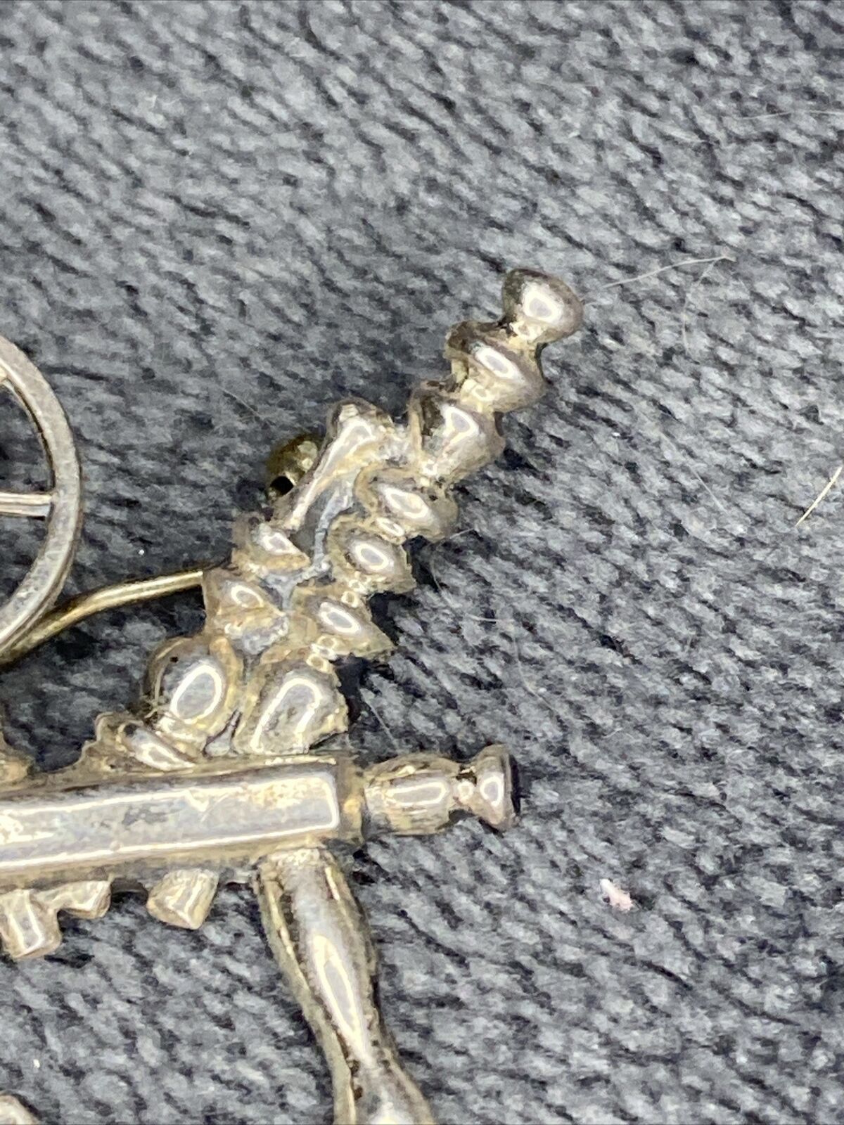 Other Vintage Sterling Silver Traditional Fiber Spinning Wheel Pin Size ONE SIZE - 3 Thumbnail
