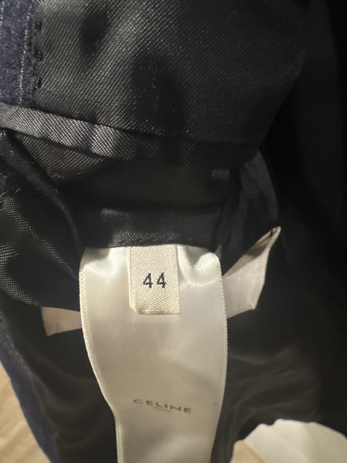 Celine Double breasted Hedi blazer, early Celine years Size 44R - 7 Thumbnail