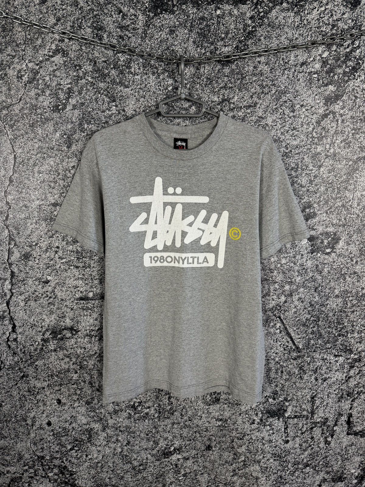 Stussy Vintage Stussy Classic Logo 1980 NYLTLA Graphic Tee Size M Size US M / EU 48-50 / 2 - 1 Thumbnail