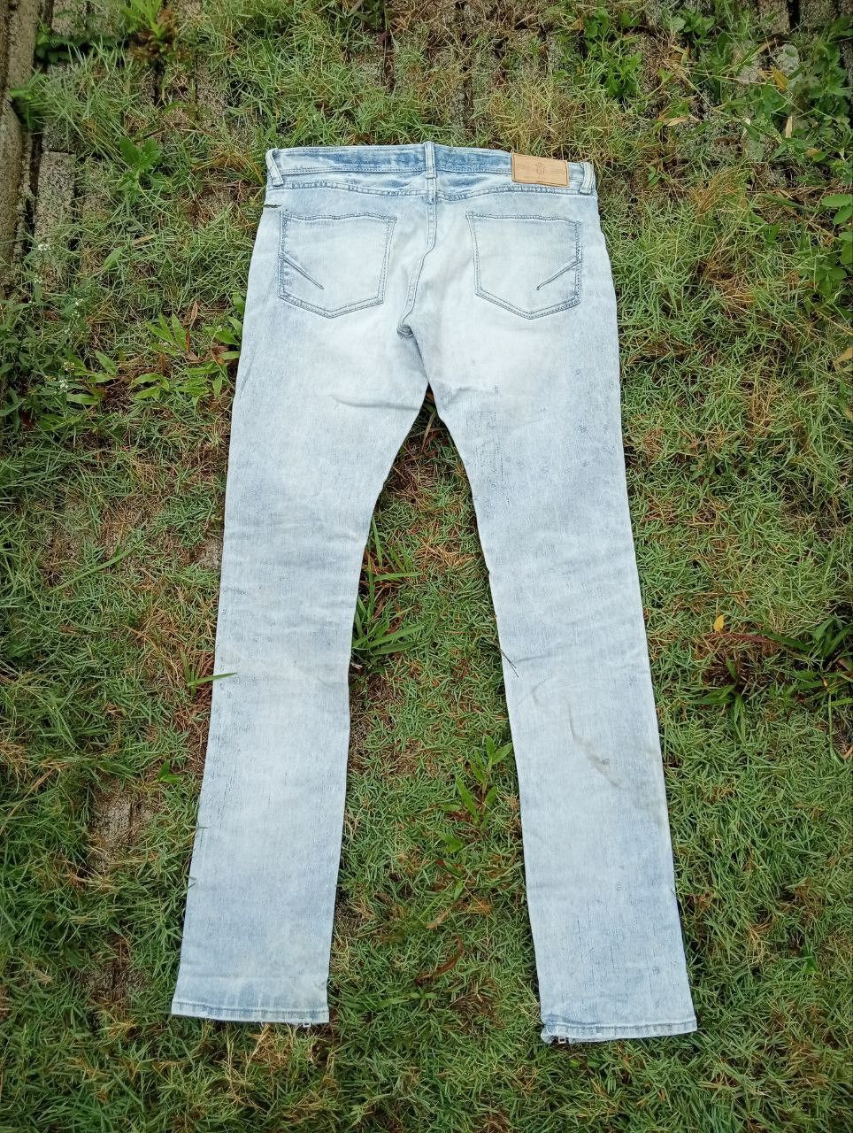 GOSTAR DE FUGA Gostar De Fuga Japan Ankle Zip Distressed Jeans Size US 33 - 10 Thumbnail