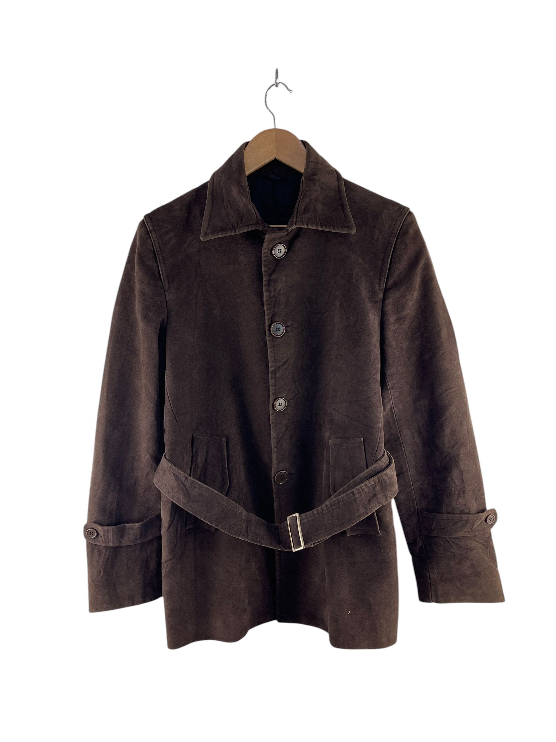 Costume National Costume National Homme Velvet Belt Jacket Size US M / EU 48-50 / 2 - 1 Thumbnail