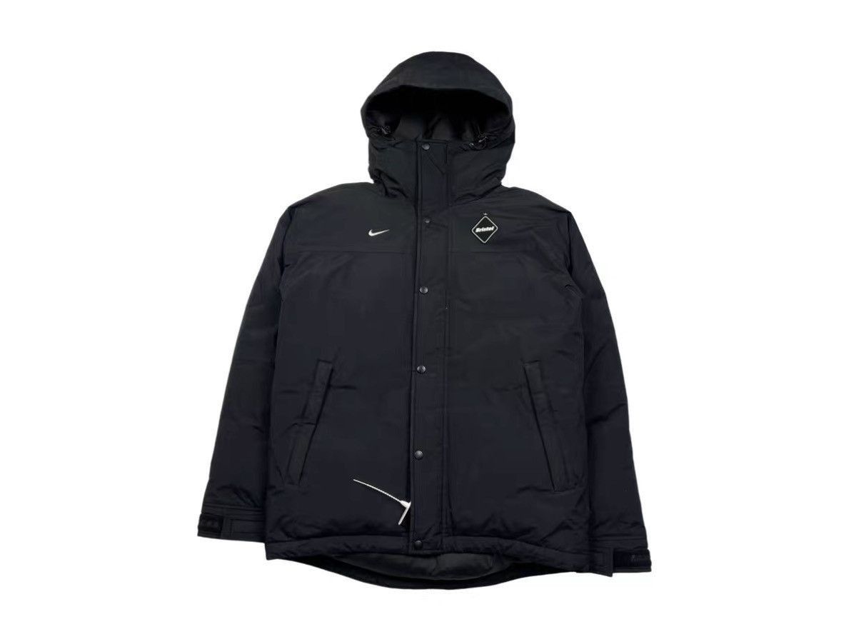 F.C.R.B Black Hooded Parka Jacket - Size M Size US M / EU 48-50 / 2 - 1 Thumbnail