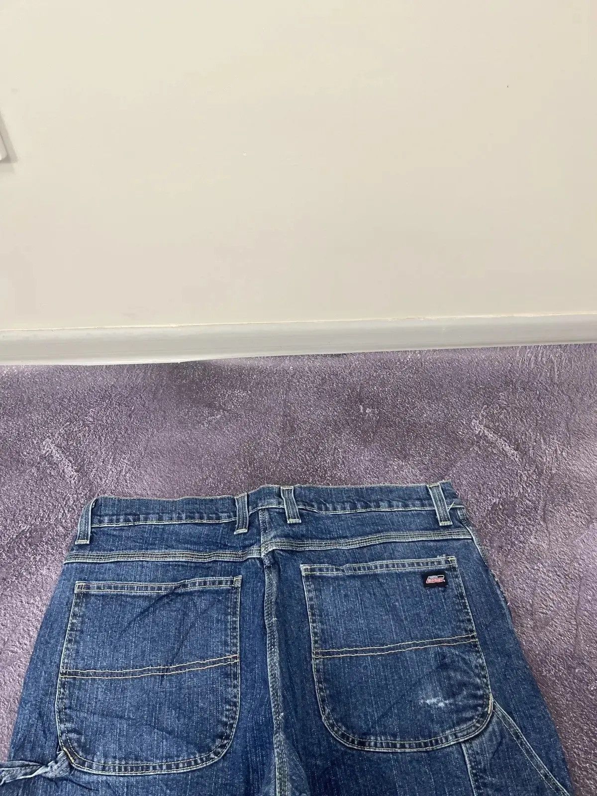 Dickies × Vintage Vintage Dickies USA Hype Work Blue Denim Baggy Jeans Size US 36 / EU 52 - 4 Thumbnail