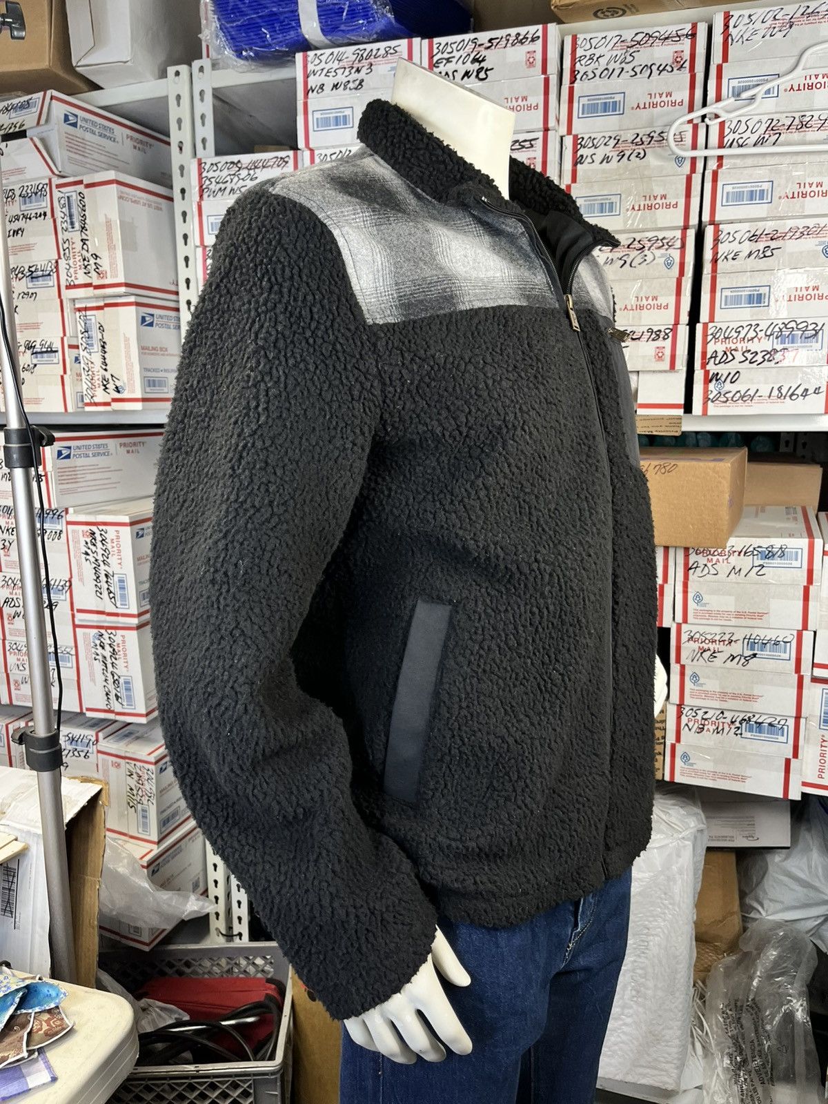 Pendleton Pendleton Livingston Men Sz L Fleece Full Zip Wool Jacket Size US L / EU 52-54 / 3 - 4 Thumbnail