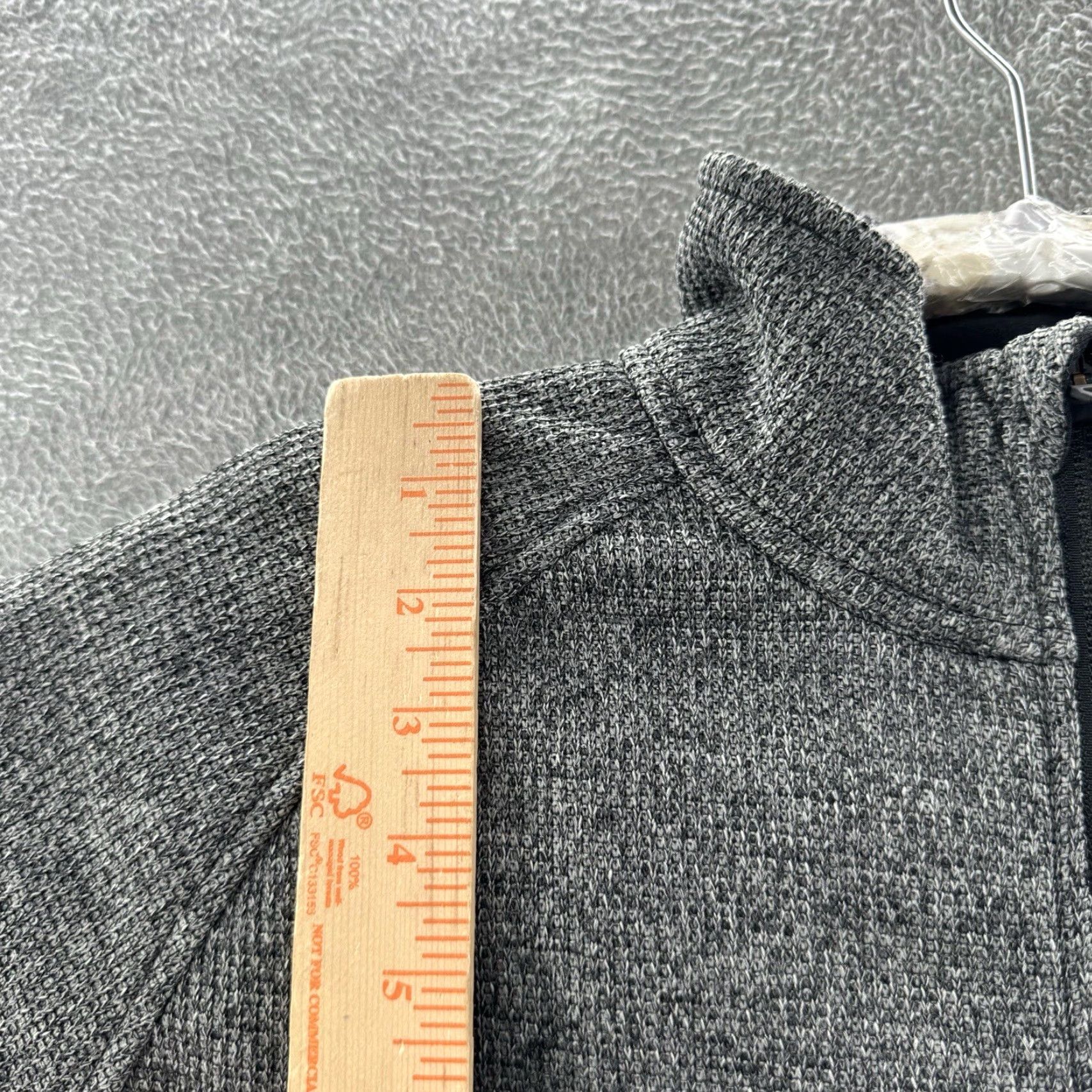 Spyder spyder jacket mens M gray quilted knit polyester half zip pullover Size US M / EU 48-50 / 2 - 3 Thumbnail