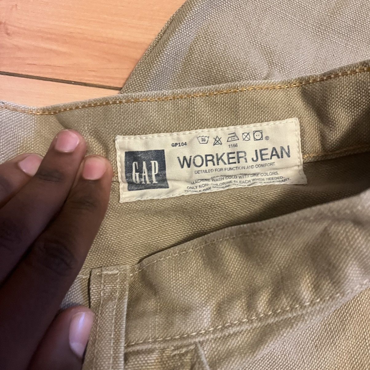 Gap Tan GAP baggy workwear pants Size US 35 - 4 Thumbnail