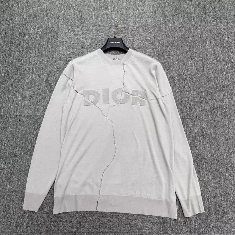 Dior Dior X Daniel Arsham Crack Long Knitwear Size US L / EU 52-54 / 3 - 1 Thumbnail