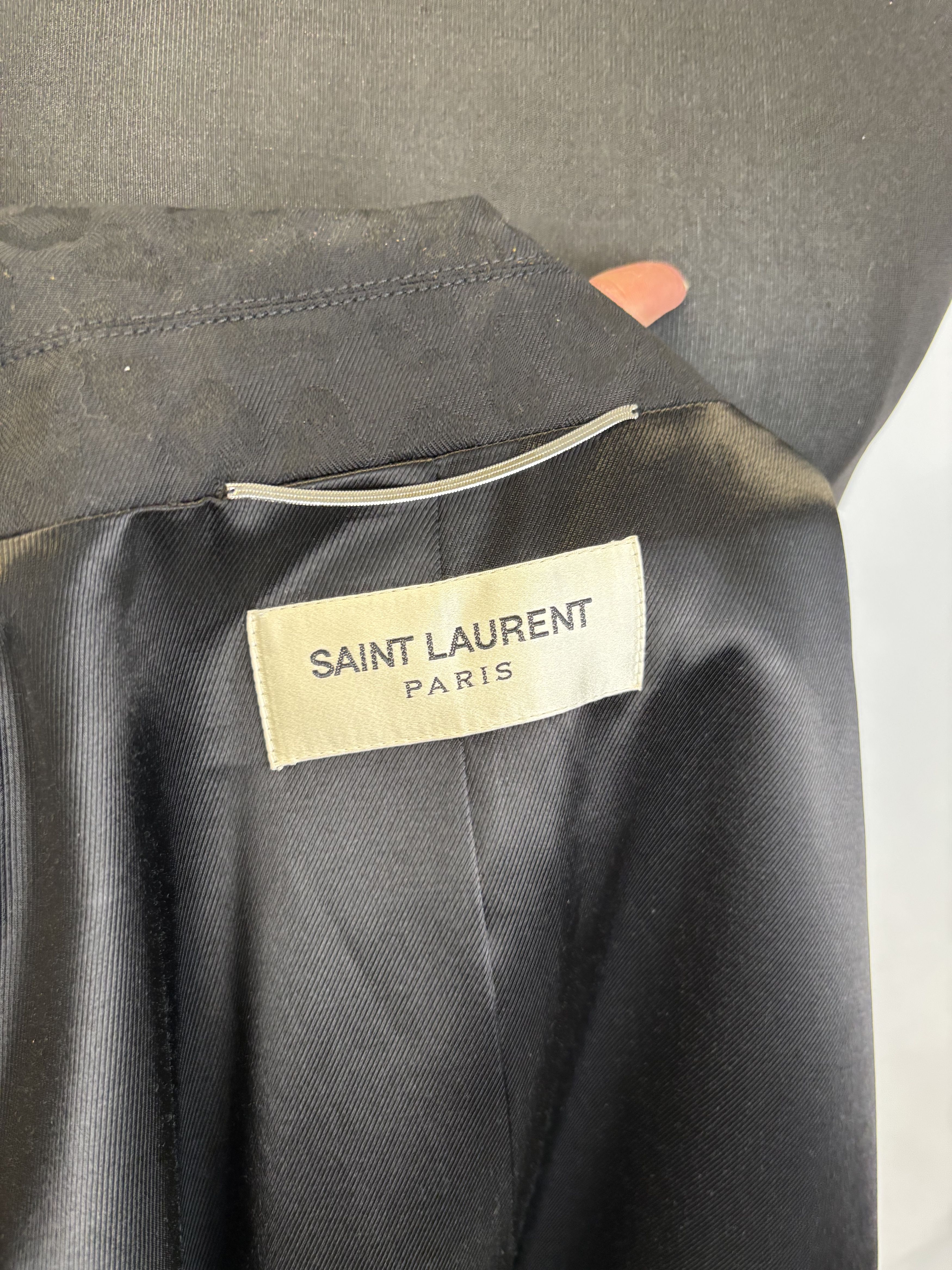 Saint Laurent Paris Saint Laurent Black Leopard Jacket Size US L / EU 52-54 / 3 - 6 Thumbnail