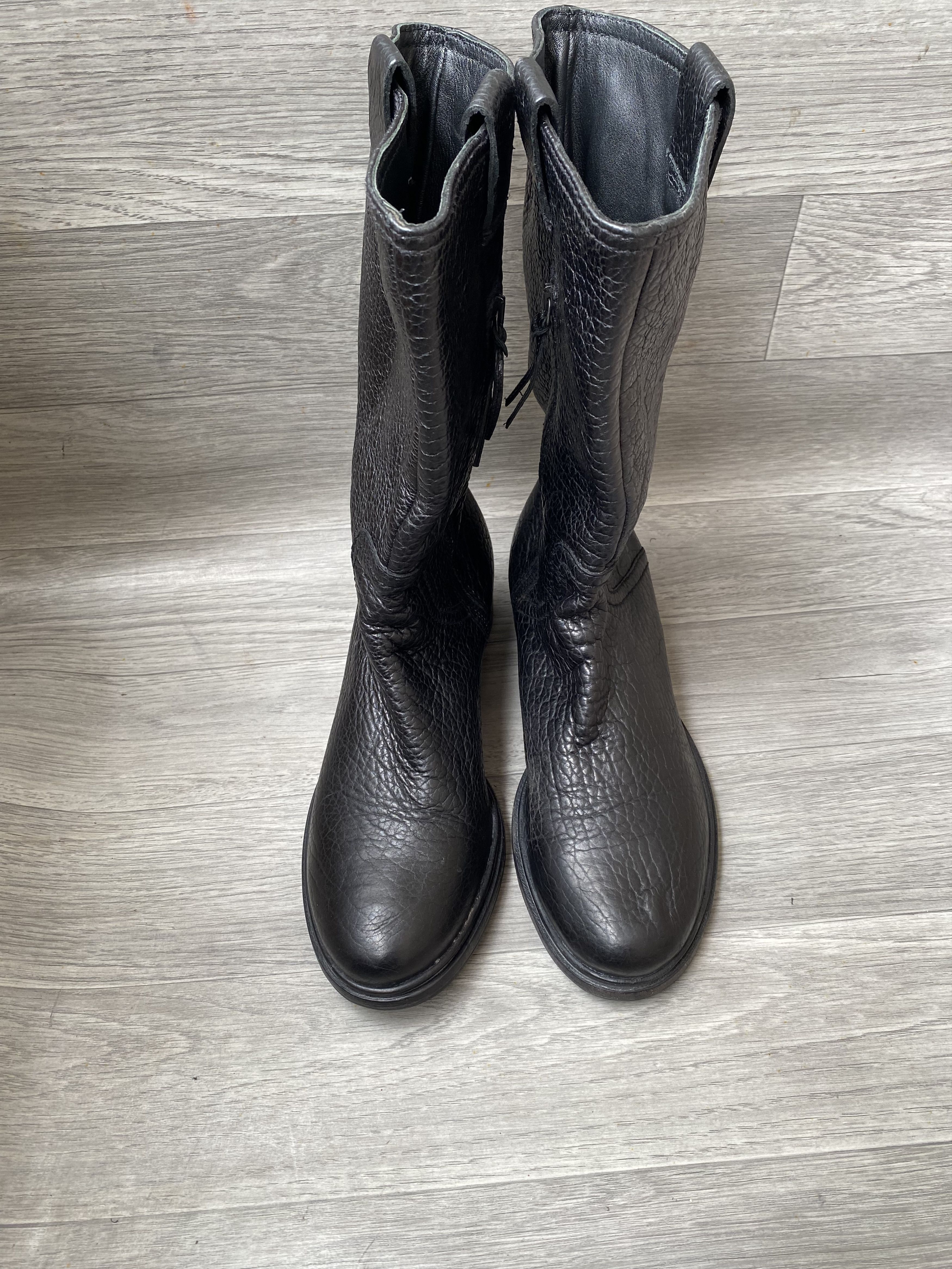 Miu Miu Miu miu x prada pebble grain pull on boots sz 41 Size US 10.5 / IT 40.5 - 3 Thumbnail