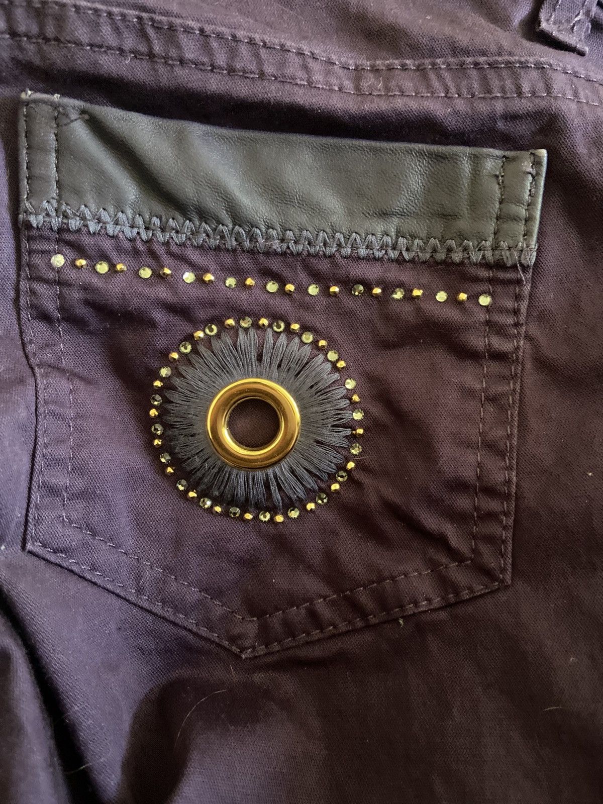 Designer × Versace × Vintage Vintage Deadstock 2005 Versace Trousers Italy 26UK IT40 Size 27" / US 4 / IT 40 - 5 Thumbnail