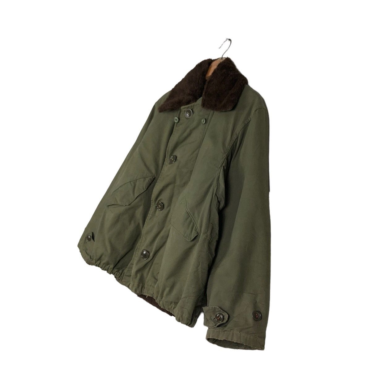Buzz Rickson's 🔥TRUE VINTAGE SLANT POCKET CARGO JACKET WALDES ZIPPER USA Size US M / EU 48-50 / 2 - 2 Thumbnail