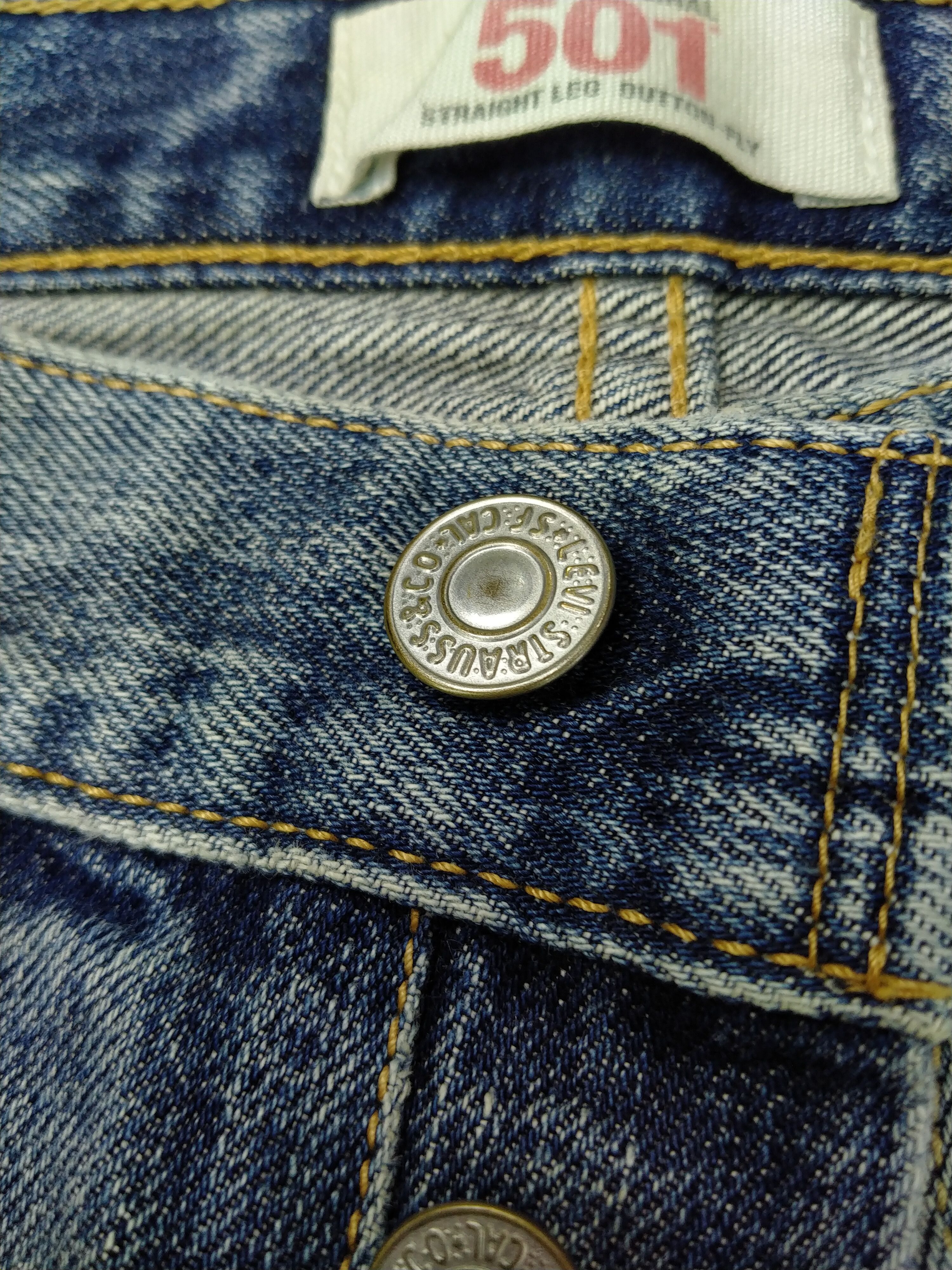 Japanese Brand Blue Distressed Vintage Levi's 501 34x26.5 Denim -JN257 Size US 34 / EU 50 - 7 Thumbnail
