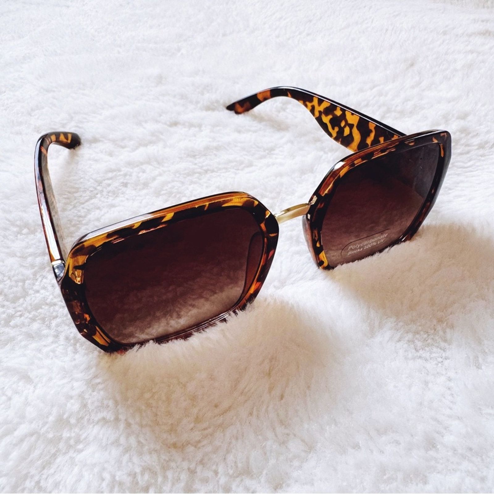 Other Layla Tortoise Brown Sleek Square Sunglasses Size ONE SIZE - 8 Thumbnail