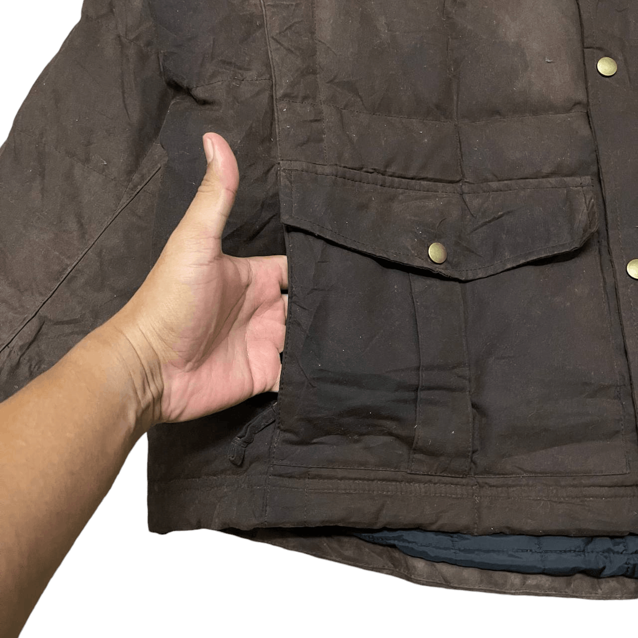 L.L. Bean L.L. Bean Waxed Goose Down Puffer Jacket Size US XL / EU 56 / 4 - 5 Thumbnail