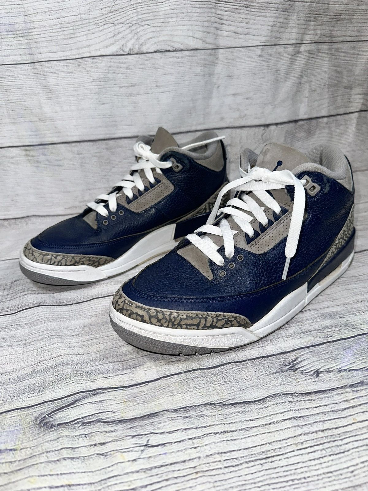 Jordan Brand Nike Air Jordan 3 Retro Georgetown size 8.5 M Size US 8.5 / EU 41-42 - 4 Thumbnail