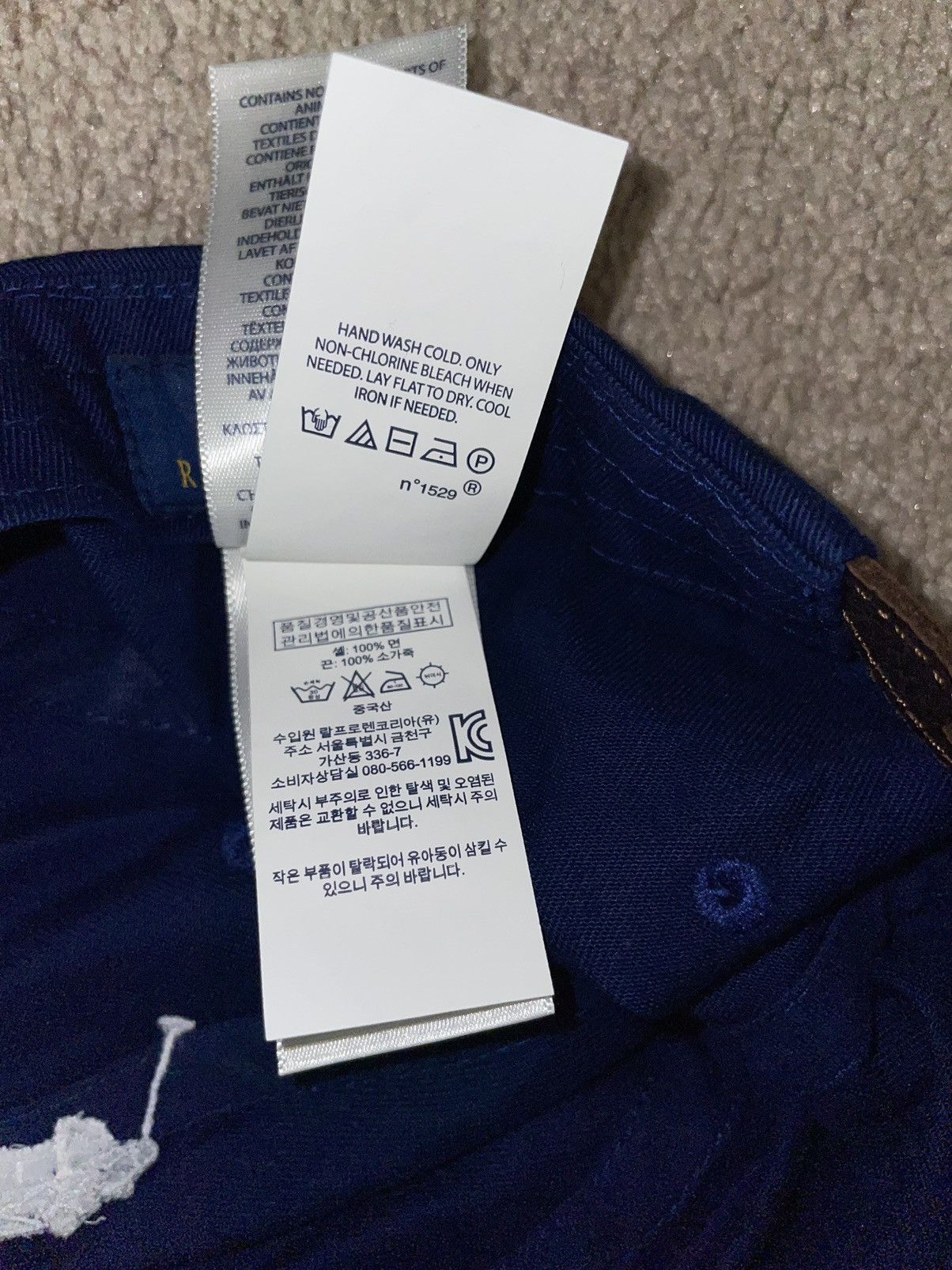 Polo Ralph Lauren Polo Ralph Lauren Big Pony Chino Ball Cap Size ONE SIZE - 5 Thumbnail