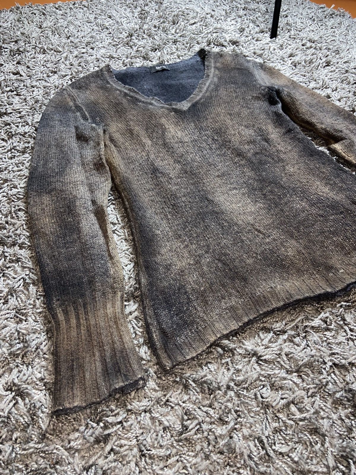 Avant Toi × Vintage AVANT TOI RARE 100% CASHMERE AVANT GARDE SWEATER Size L / US 10 / IT 46 - 4 Thumbnail