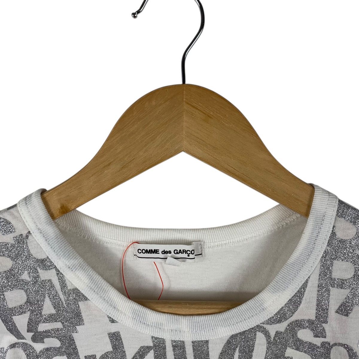 Comme des Garcons Comme des Garçons Sparkling Party Silver Glitter Graphic Tee Size US M / EU 48-50 / 2 - 5 Thumbnail