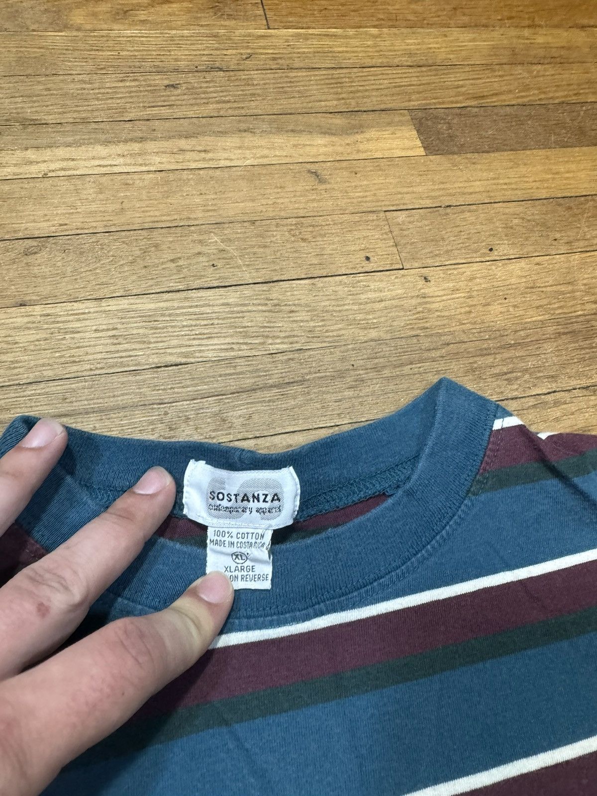 Vintage Vintage Striped Shirt Size US XL / EU 56 / 4 - 3 Thumbnail