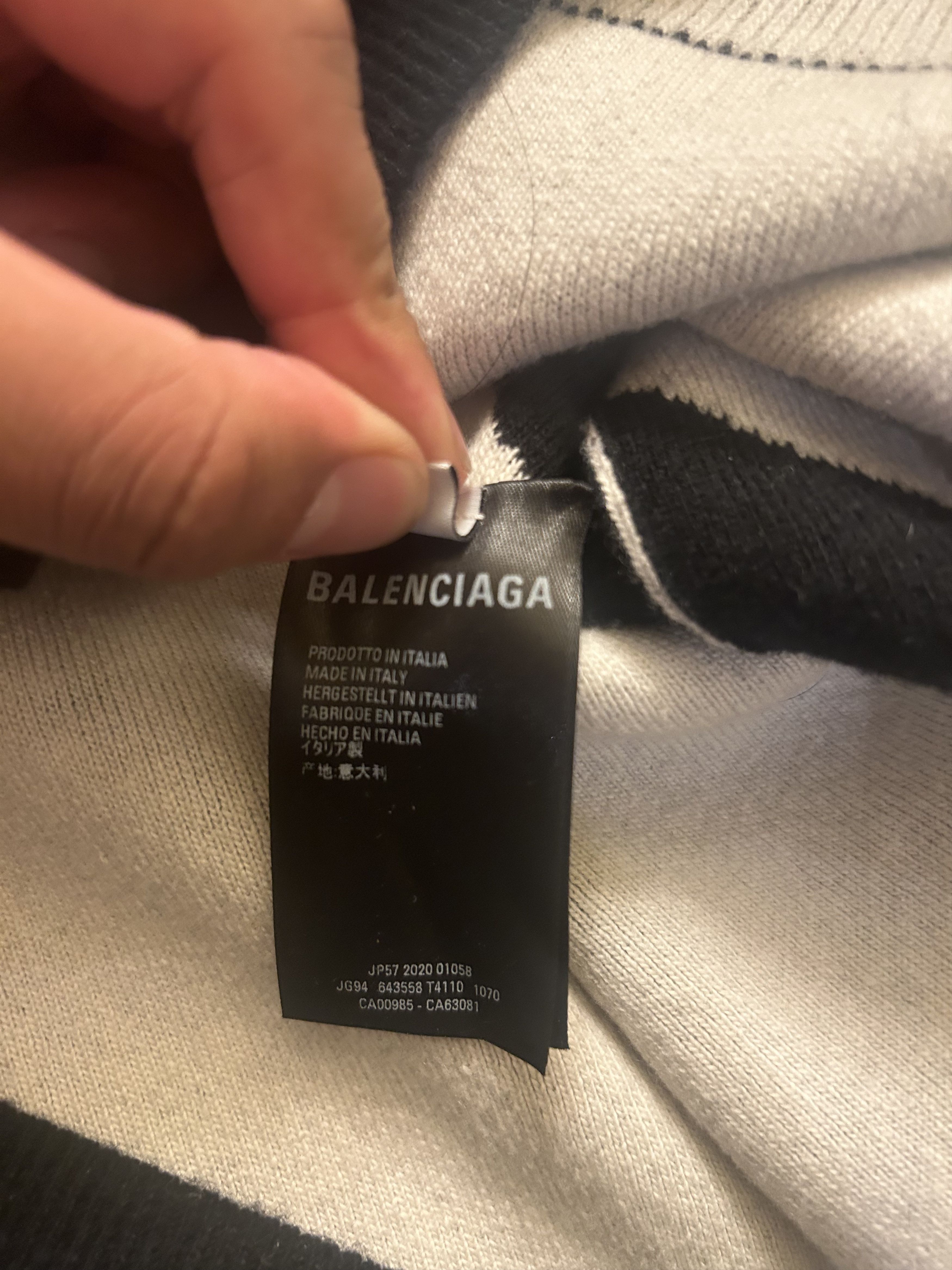 Balenciaga Logo Football Kit Turtle Neck Sweater Size US M / EU 48-50 / 2 - 9 Thumbnail