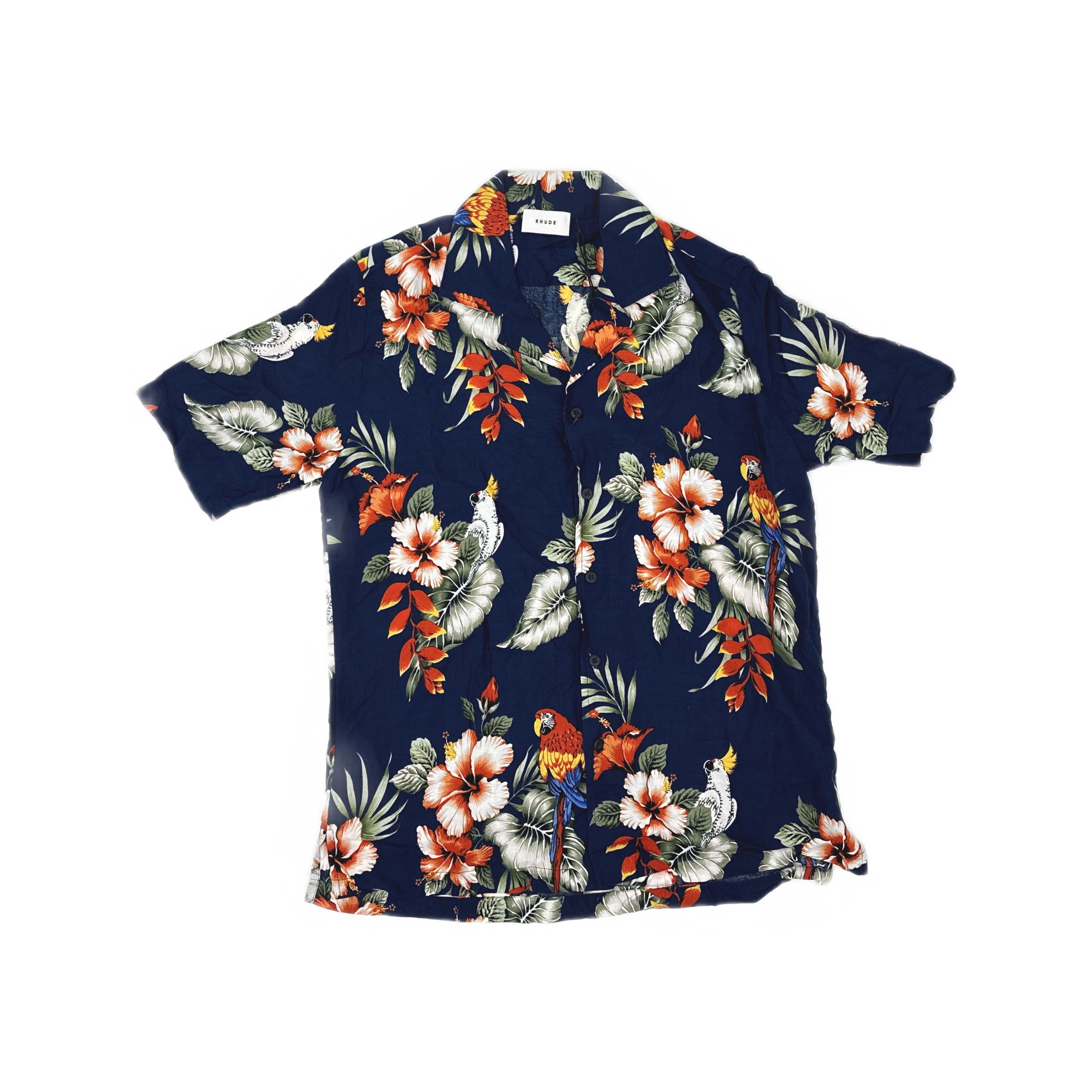 Rhude Rhude Floral Parrot Print Shirt Size S Size US S / EU 44-46 / 1 - 1 Thumbnail