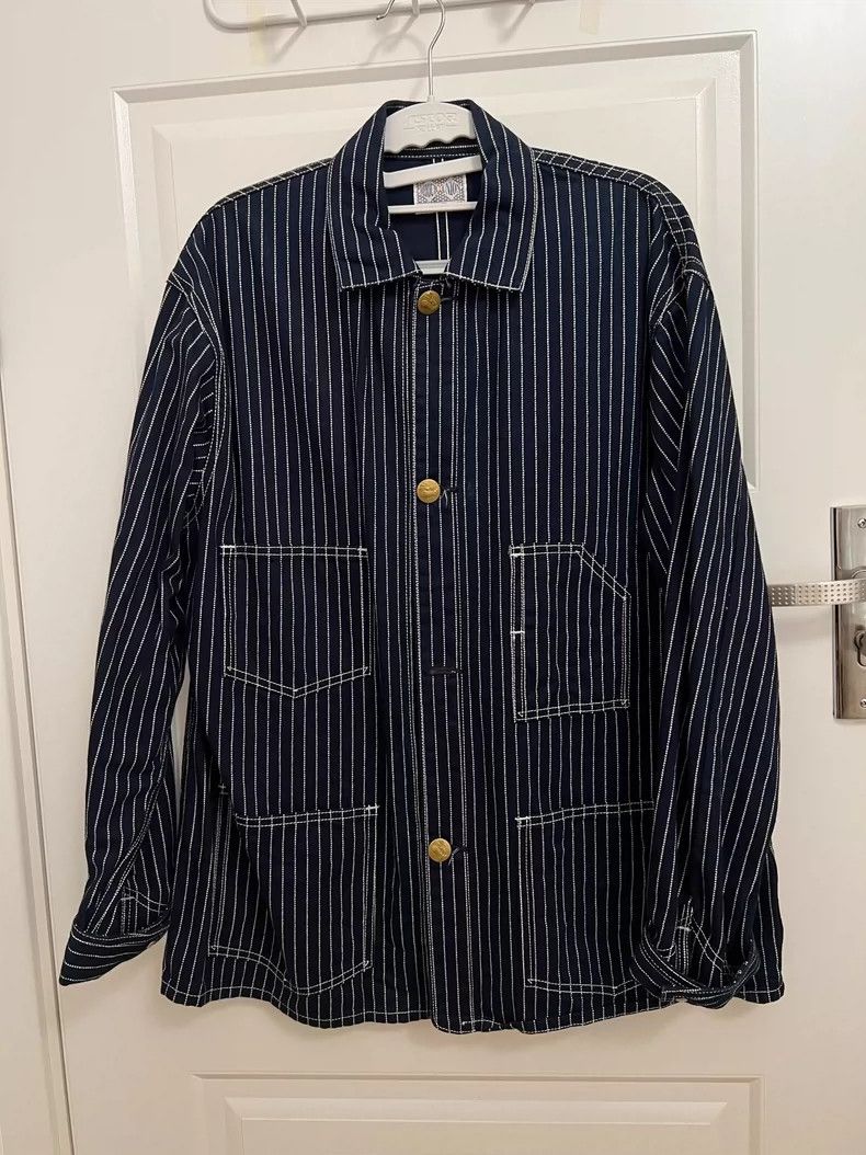 Real McCoy's Striped Denim Jacket- DMC