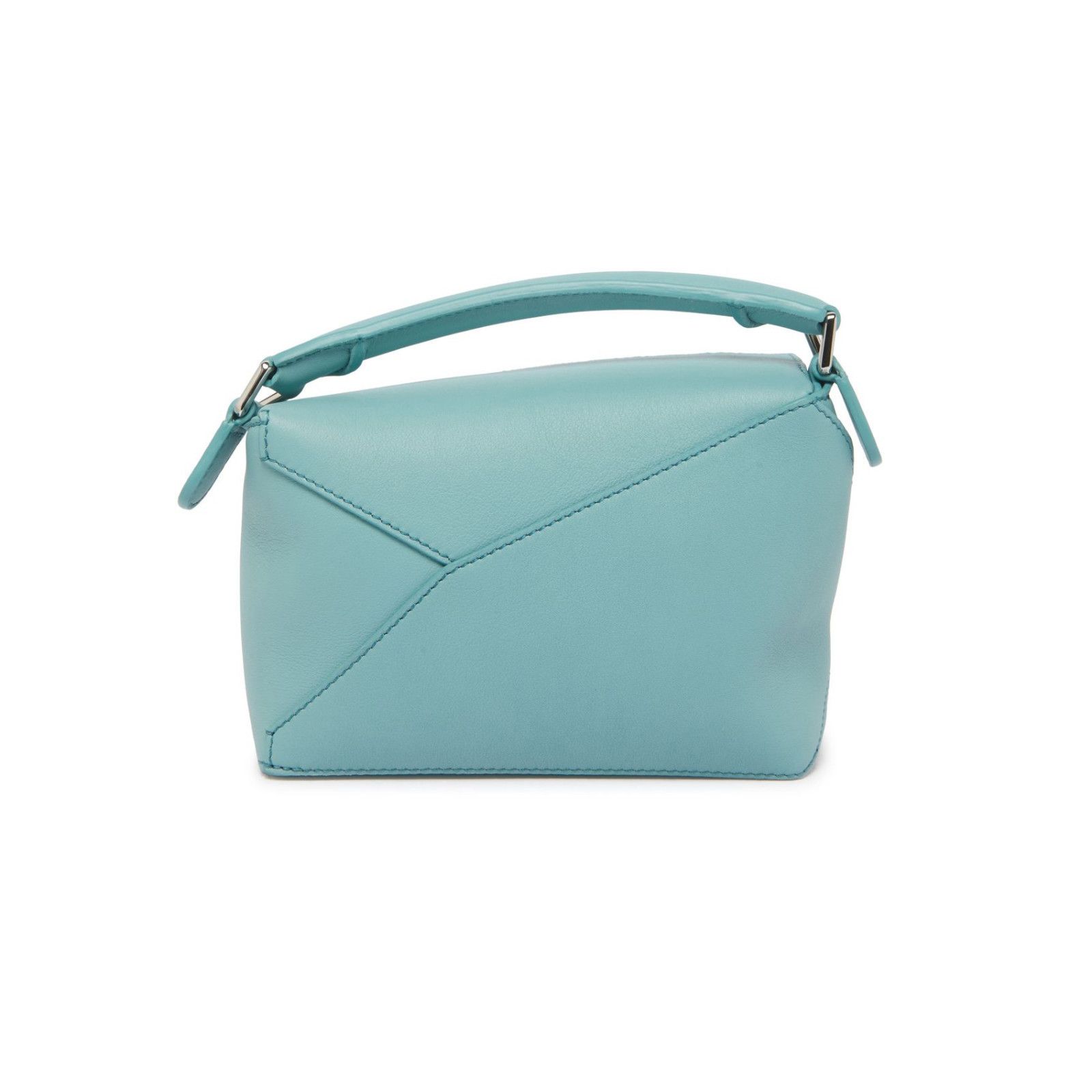 Loewe LOEWE Puzzle Edge Mini Blue Leather Handbag New & Authentic Size ONE SIZE - 3 Thumbnail