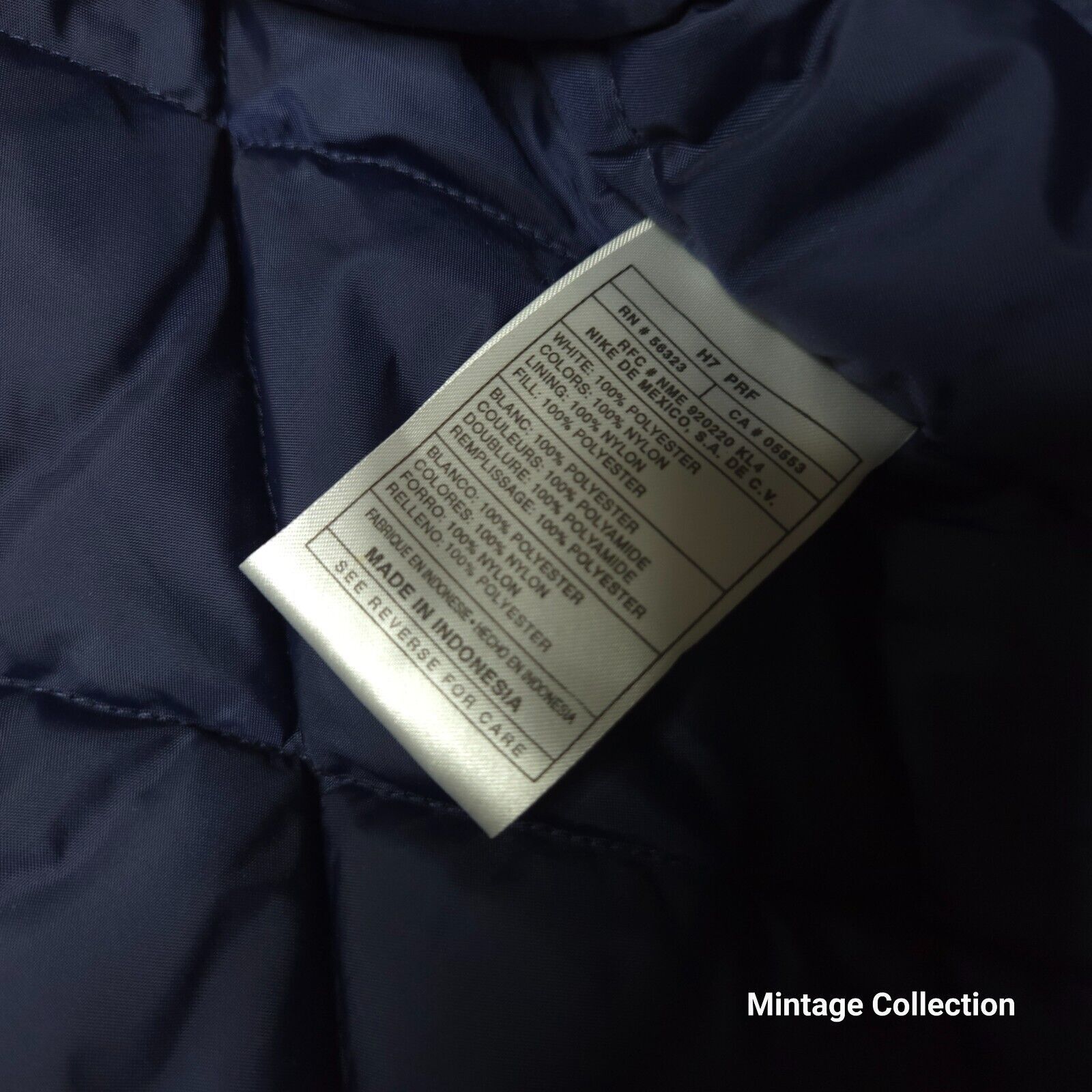 VINTAGE NIKE AIR NYLON HOODED INSULATED WINDBREAKER JACKET