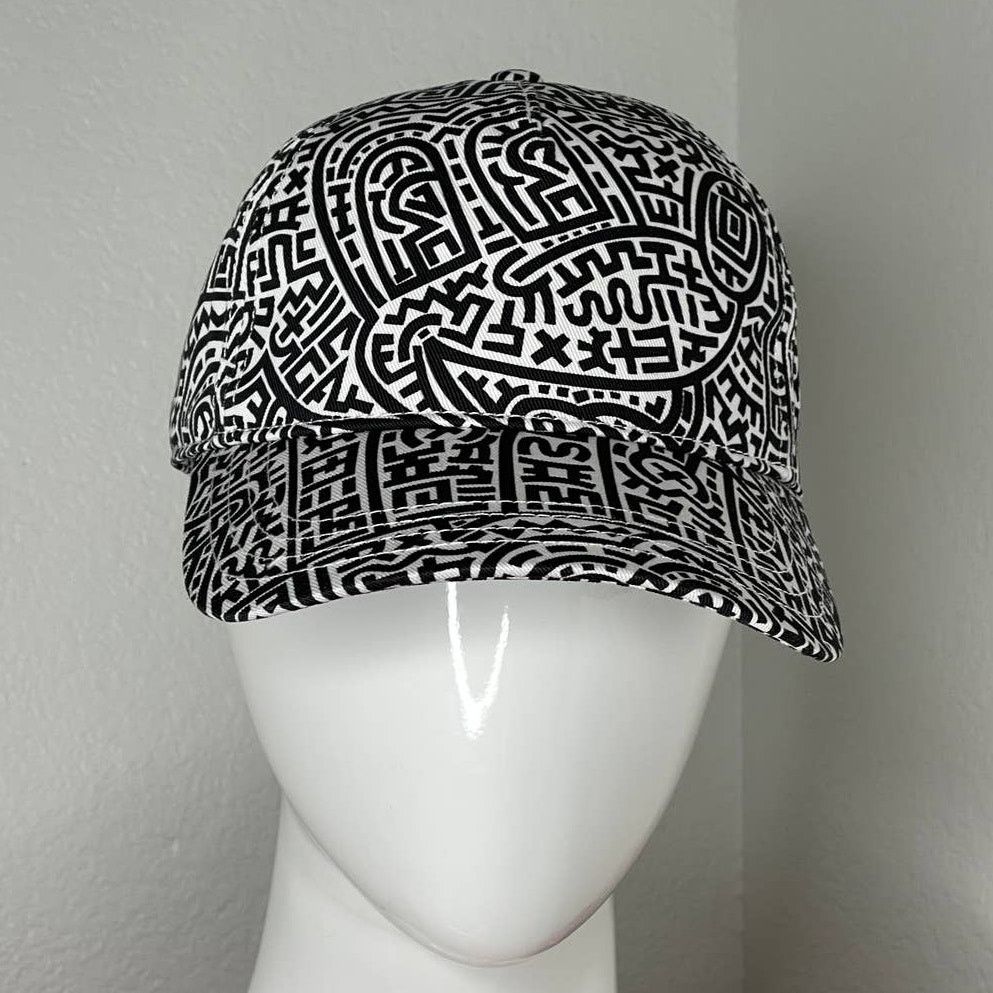 Coach Disney Mickey Mouse X Keith orders Haring Baseball Hat Black/White