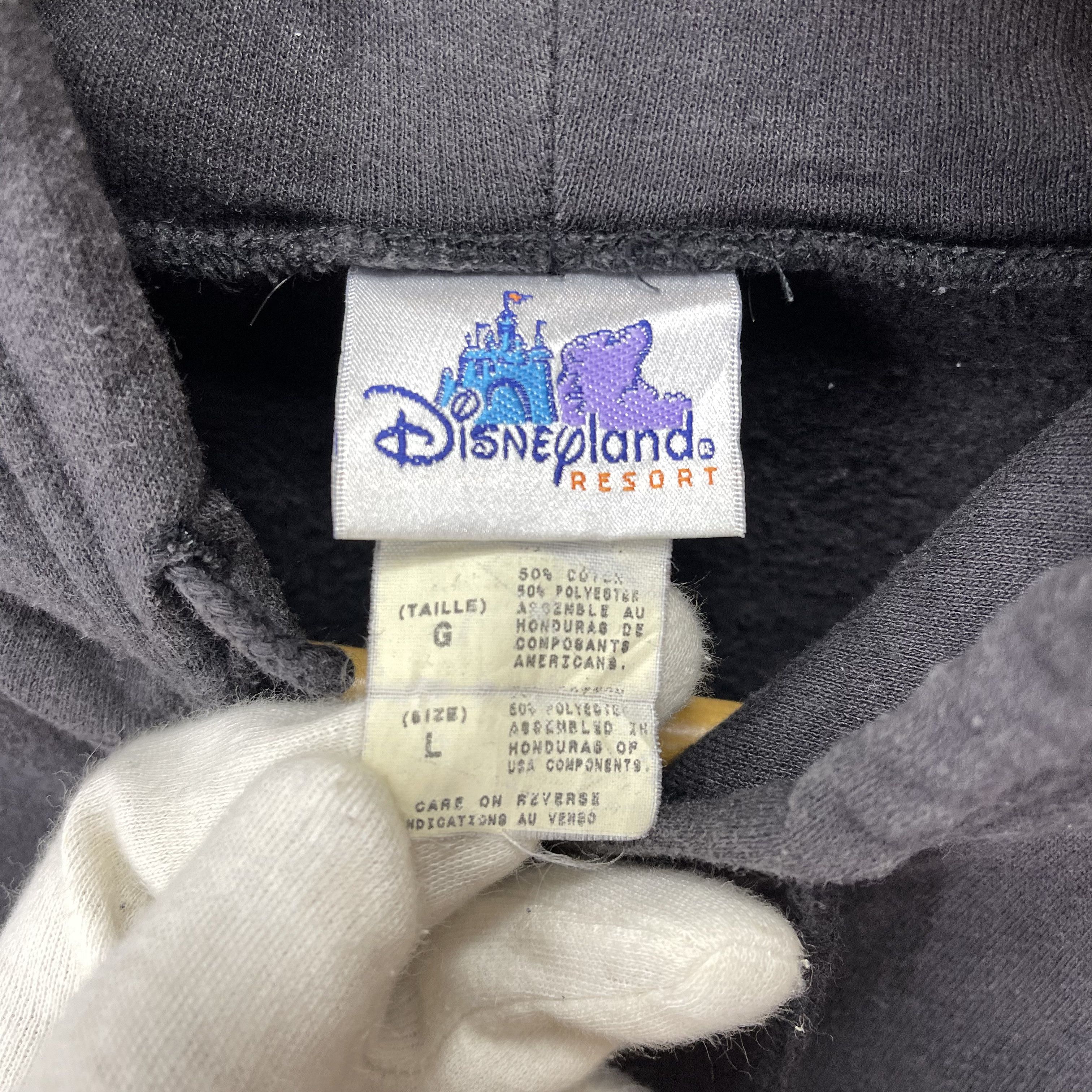 Disney Vintage 50th DISNEYLAND RESORT Zipper Hoodie #1252/AR Size US L / EU 52-54 / 3 - 10 Thumbnail