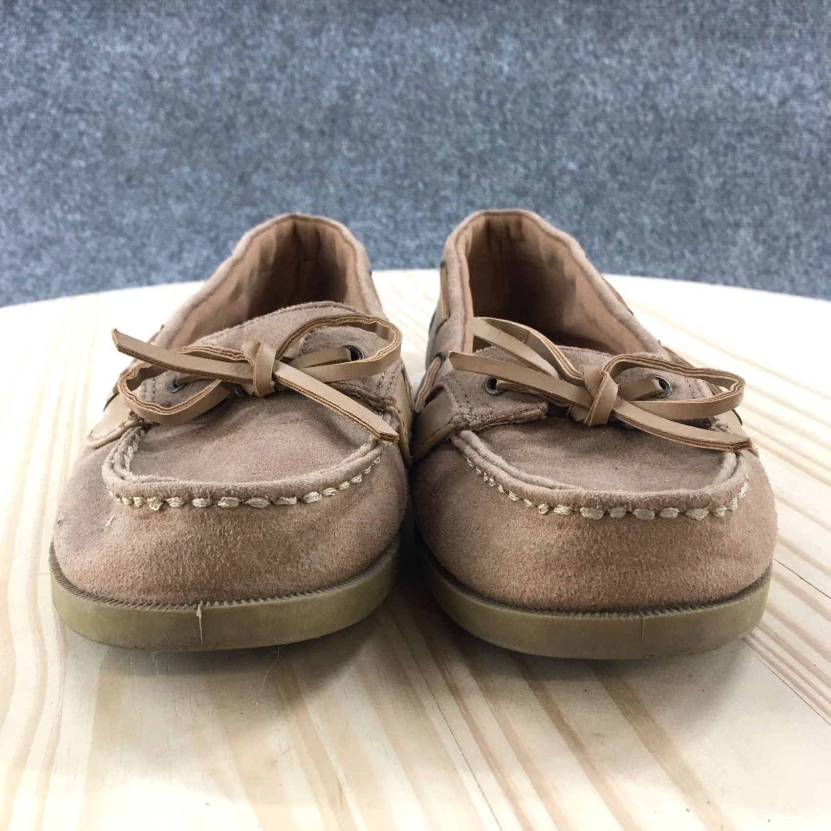 American Eagle Outfitters American Eagle Outfitters Shoes Womens 6 Boat Brown Fabric Lace Up Low Top Casual Comfort Boys? Size M / US 6-8 / IT 42-44 - 7 Thumbnail