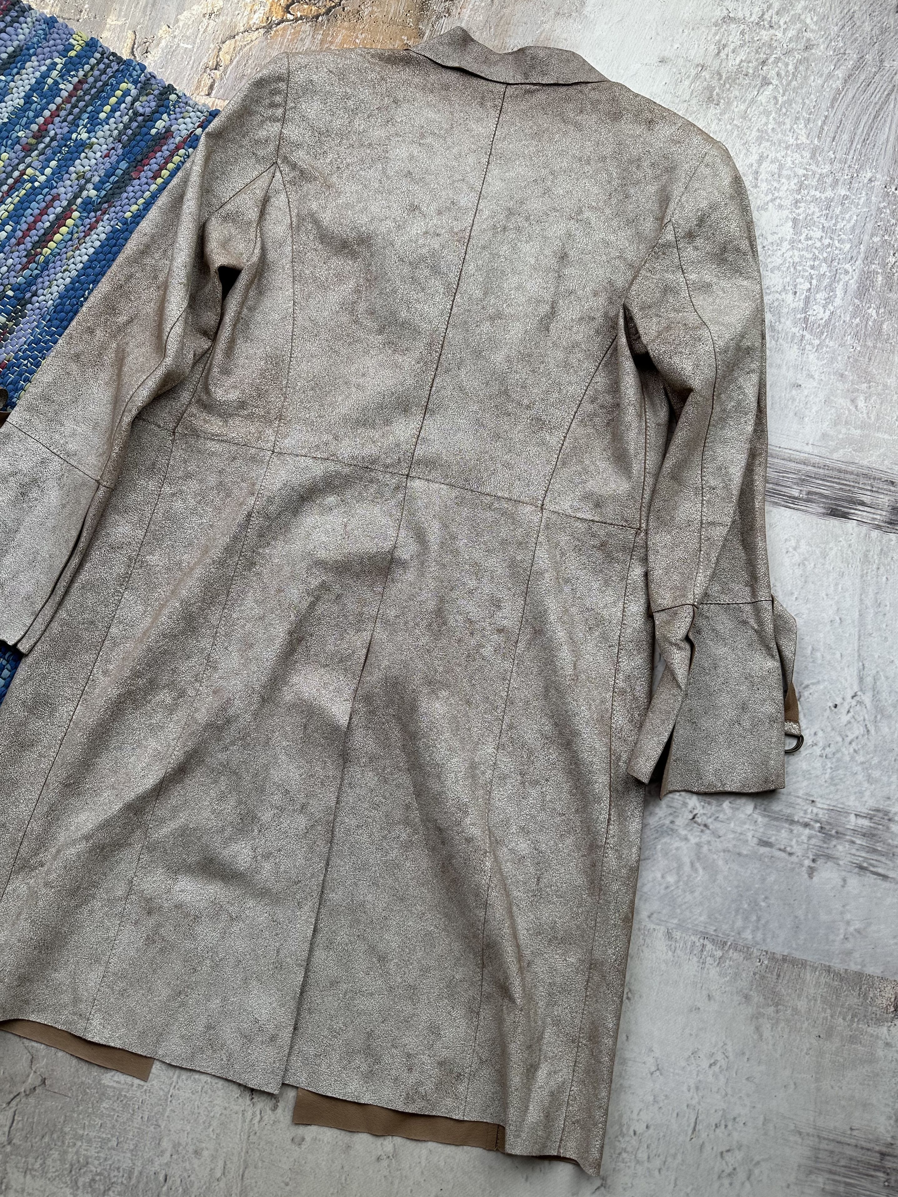 Vintage Vintage Leather Faded Coat A718(107)D15 Size M / US 6-8 / IT 42-44 - 7 Thumbnail