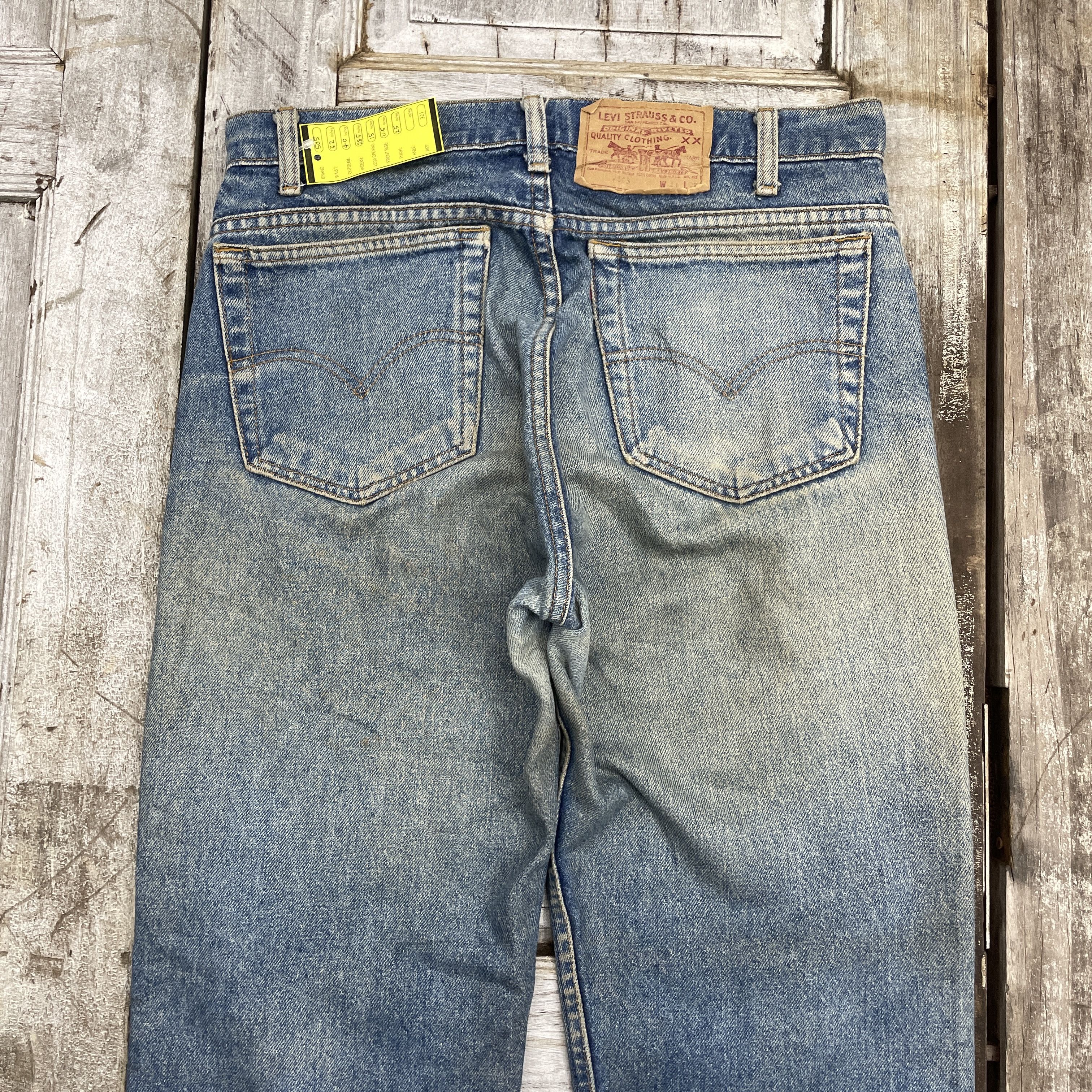 Levi's Vintage Levi's 505 Faded Blue Jeans -WC321 Size US 32 / EU 48 - 3 Thumbnail