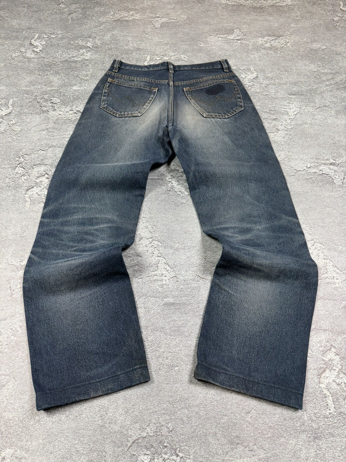 If Six Was Nine 2000s Wrangler Y2K Flare Bootcut Washed Jeans Size 30 Size US 30 / EU 46 - 3 Thumbnail