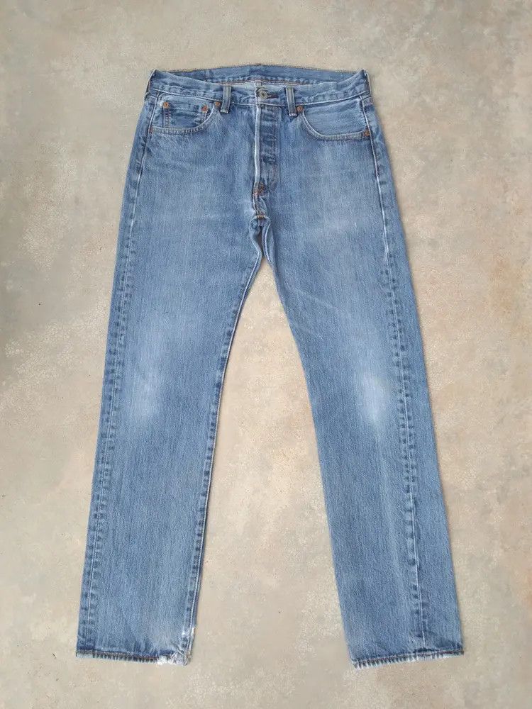 Levi's Vintage Levi's 501 Distressed Jeans 30x30 Size US 30 / EU 46 - 1 Thumbnail