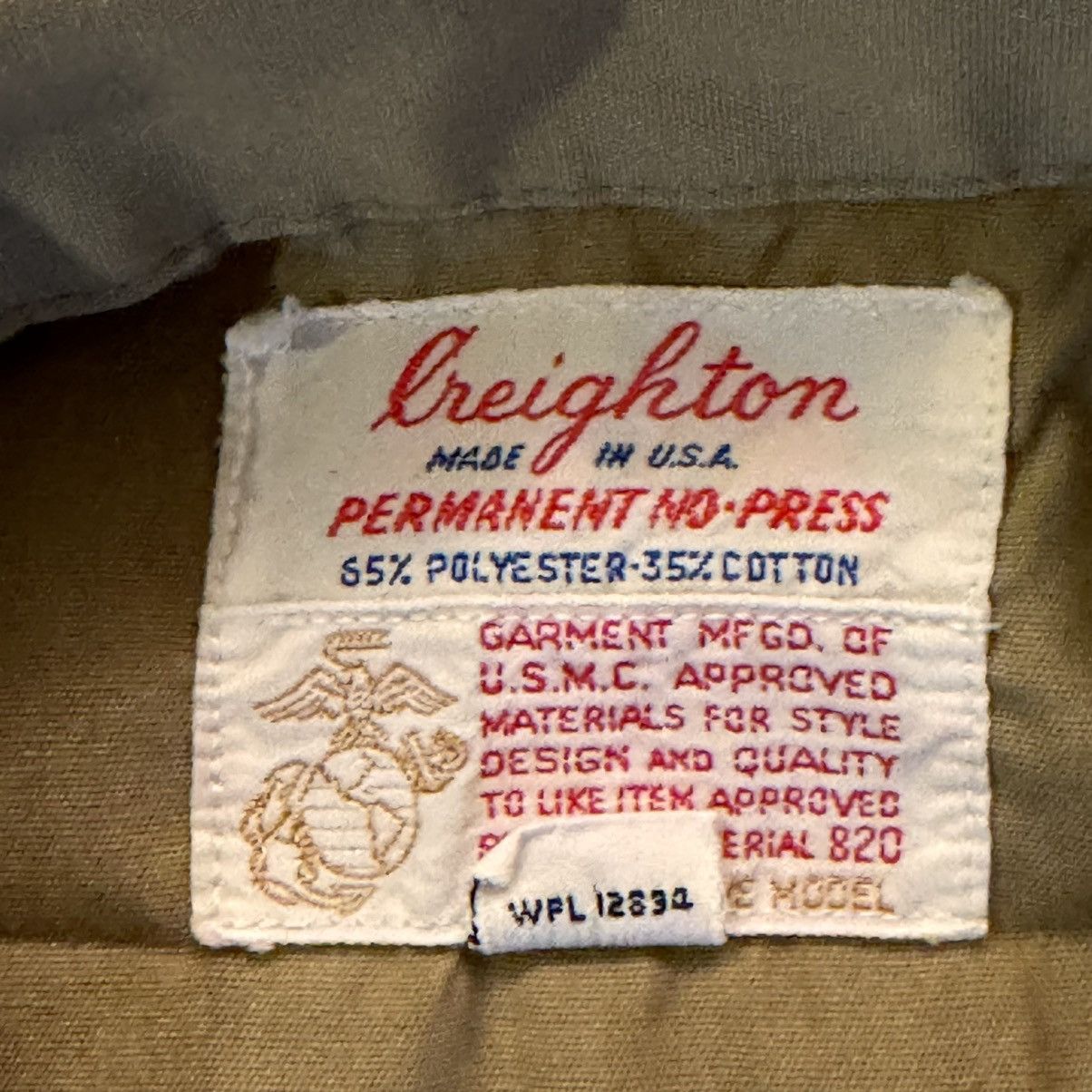 Stussy Vintage 70s Earth Tone Tan Military Cropped Pocket Button Up Size US M / EU 48-50 / 2 - 5 Thumbnail