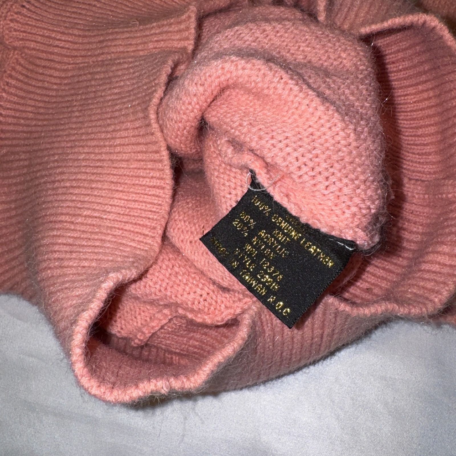 Other Vintage Pioneer Wear Pink Pastel Fringe Southwestern Sweater Size M / US 6-8 / IT 42-44 - 6 Thumbnail