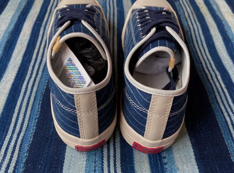 Visvim VISVIM SKAGWAY LO WABASH 15SS blue striped casual sneakers- Size US 11 / EU 44 - 6 Thumbnail