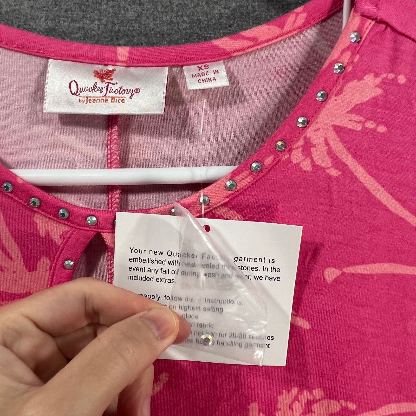 Other Quacker Factory Palm Royal Rhinestone Keyhole Max Size XS / US 0-2 / IT 36-38 - 3 Thumbnail
