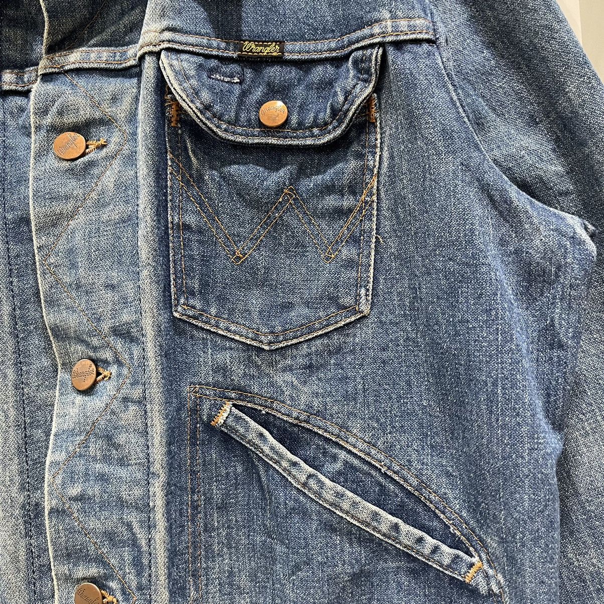 Vintage 80s Wrangler Denim Made in Usa Trucker Jacket