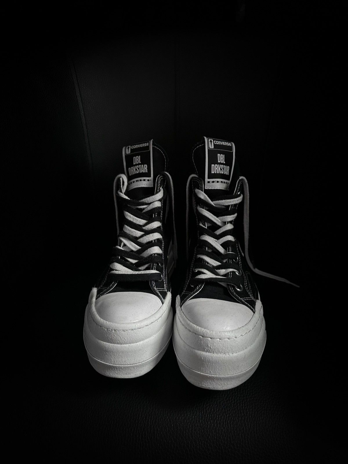 Rick Owens Drkshdw Converse x DRKSHDW DBL DRKSTAR Size US 9 / IT 39 - 3 Thumbnail
