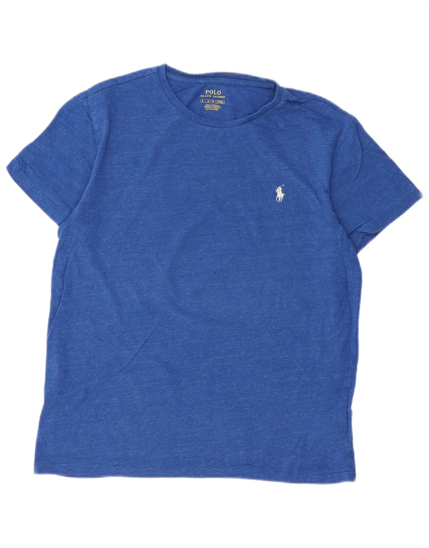 Polo Ralph Lauren Mens T-Shirt Top Medium Blue Cotton Size US M / EU 48-50 / 2 - 1 Thumbnail