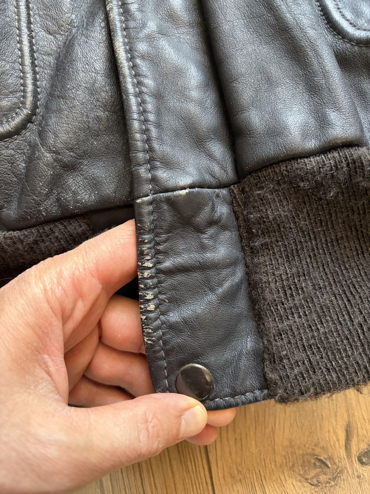Schott 🇺🇸Schott USA is 674 ms Flight Leather Bomber Jacket Size US L / EU 52-54 / 3 - 14 Thumbnail