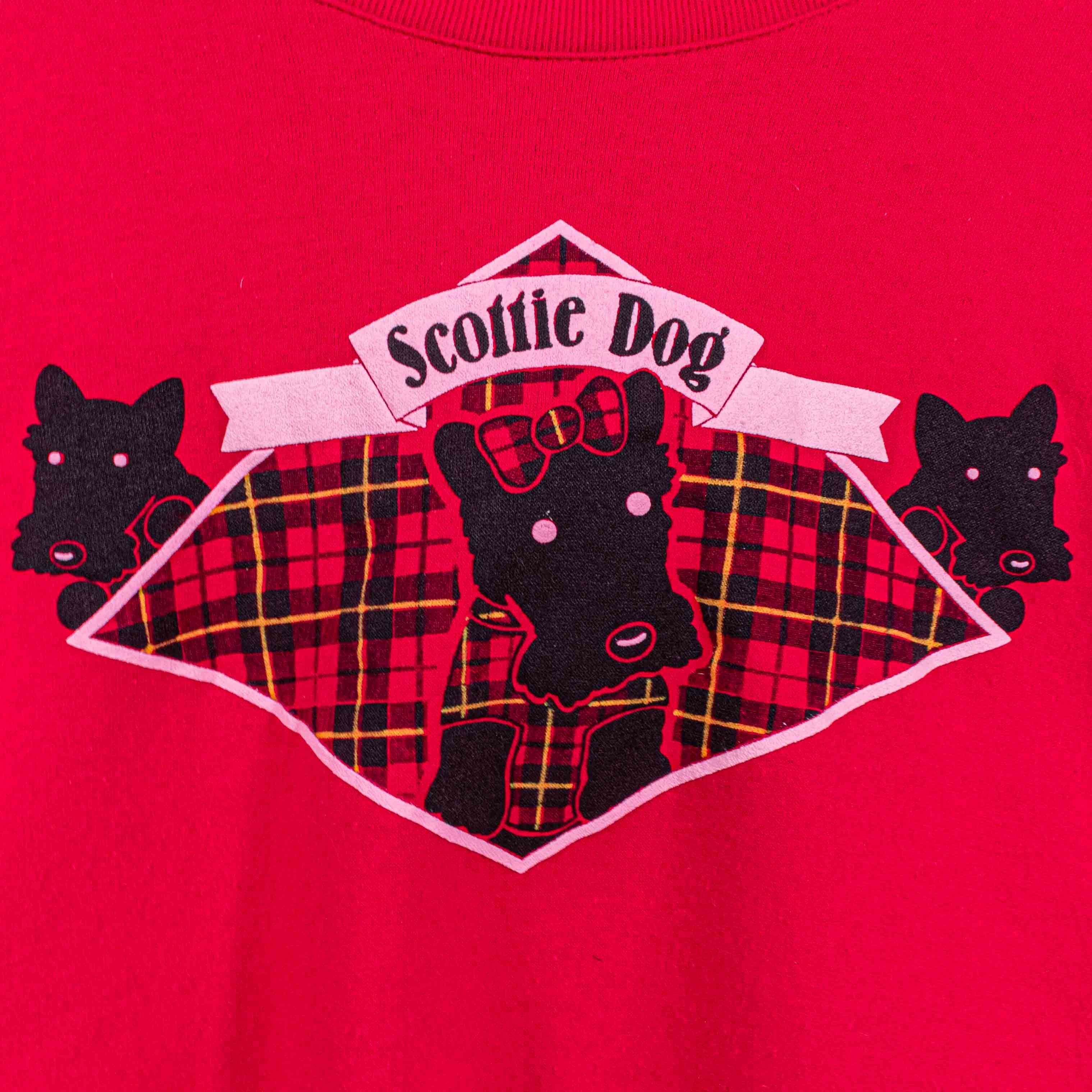 Vintage Scottish Terrier Scottie Dog AOP Sweatshirt VTG 90s Animal Size US S / EU 44-46 / 1 - 4 Thumbnail