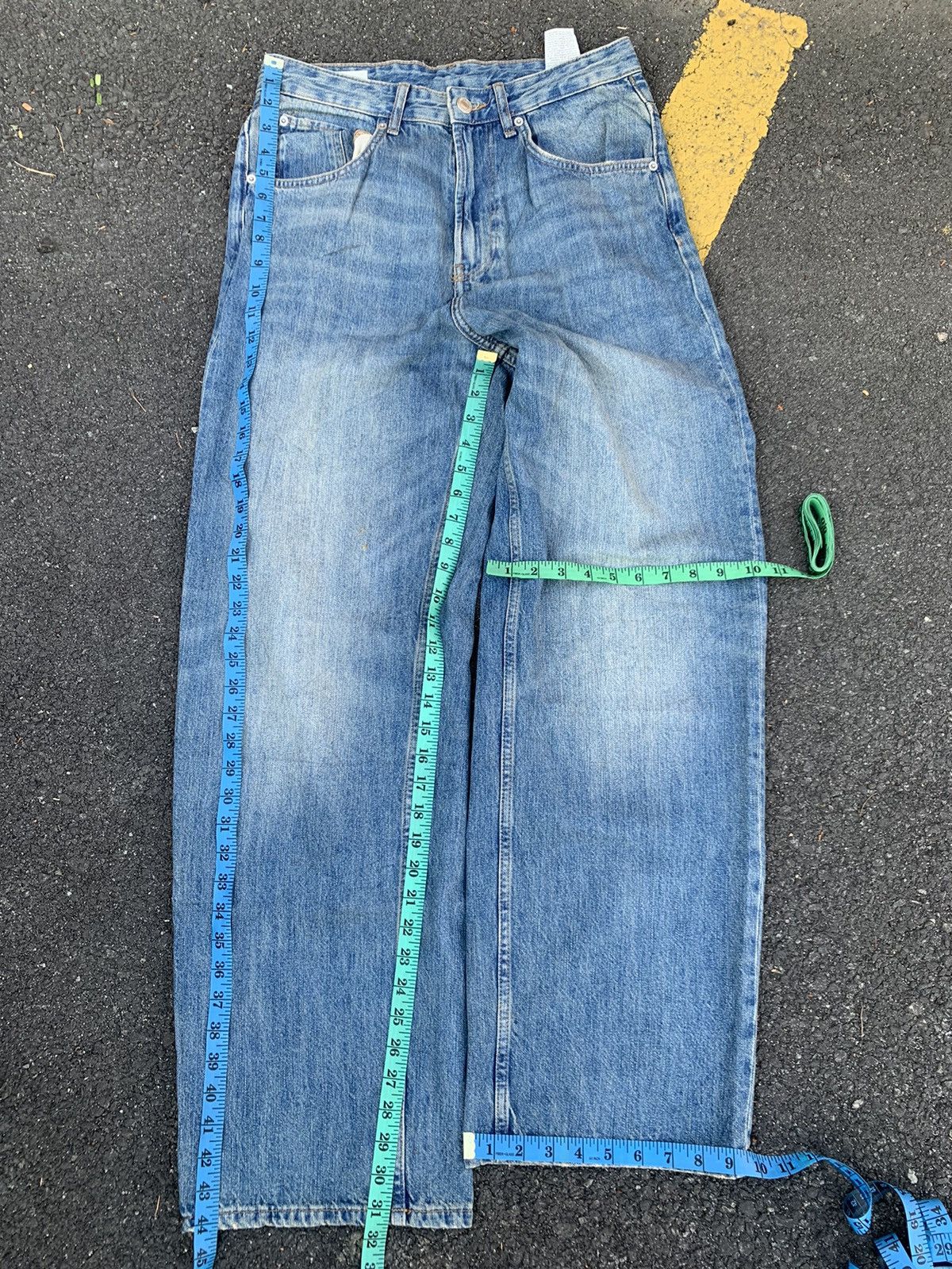 Zara BAGGY ZARA JEANS LIKE JNCO STYLE. Size US 32 / EU 48 - 12 Thumbnail