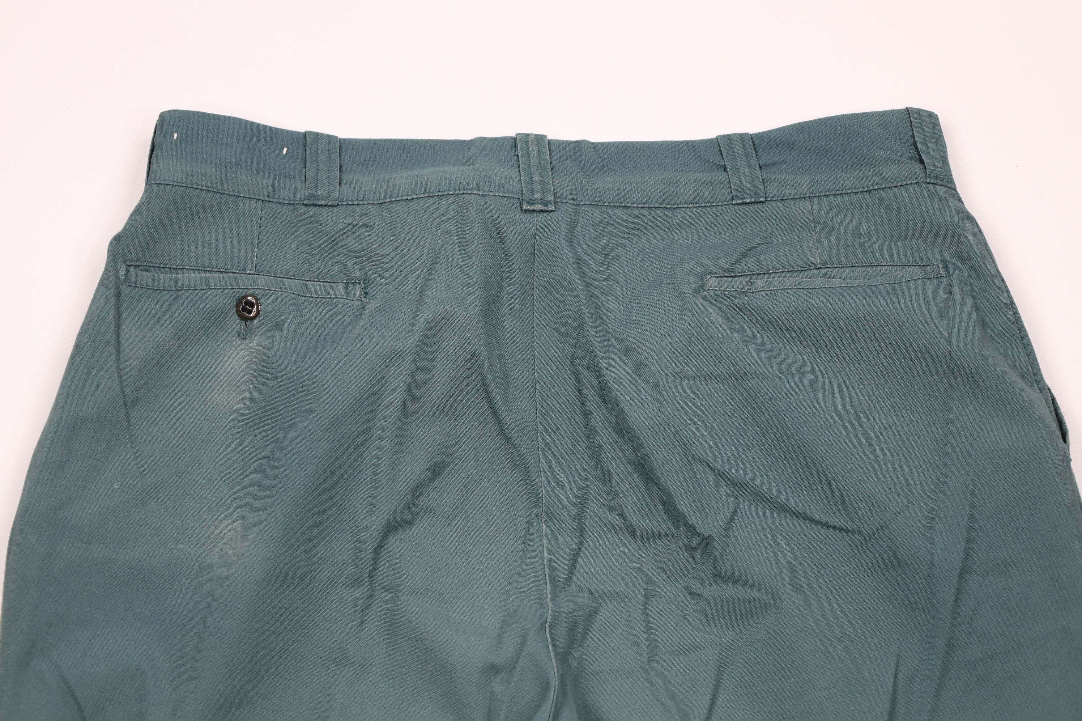 Vintage 70s Big Mac Mechanic Work Wide Leg Pants Green USA